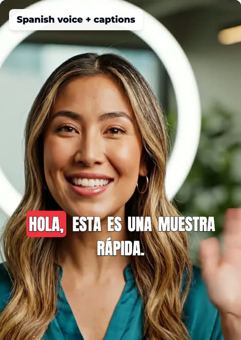 A captioned sample made with Translate Dub